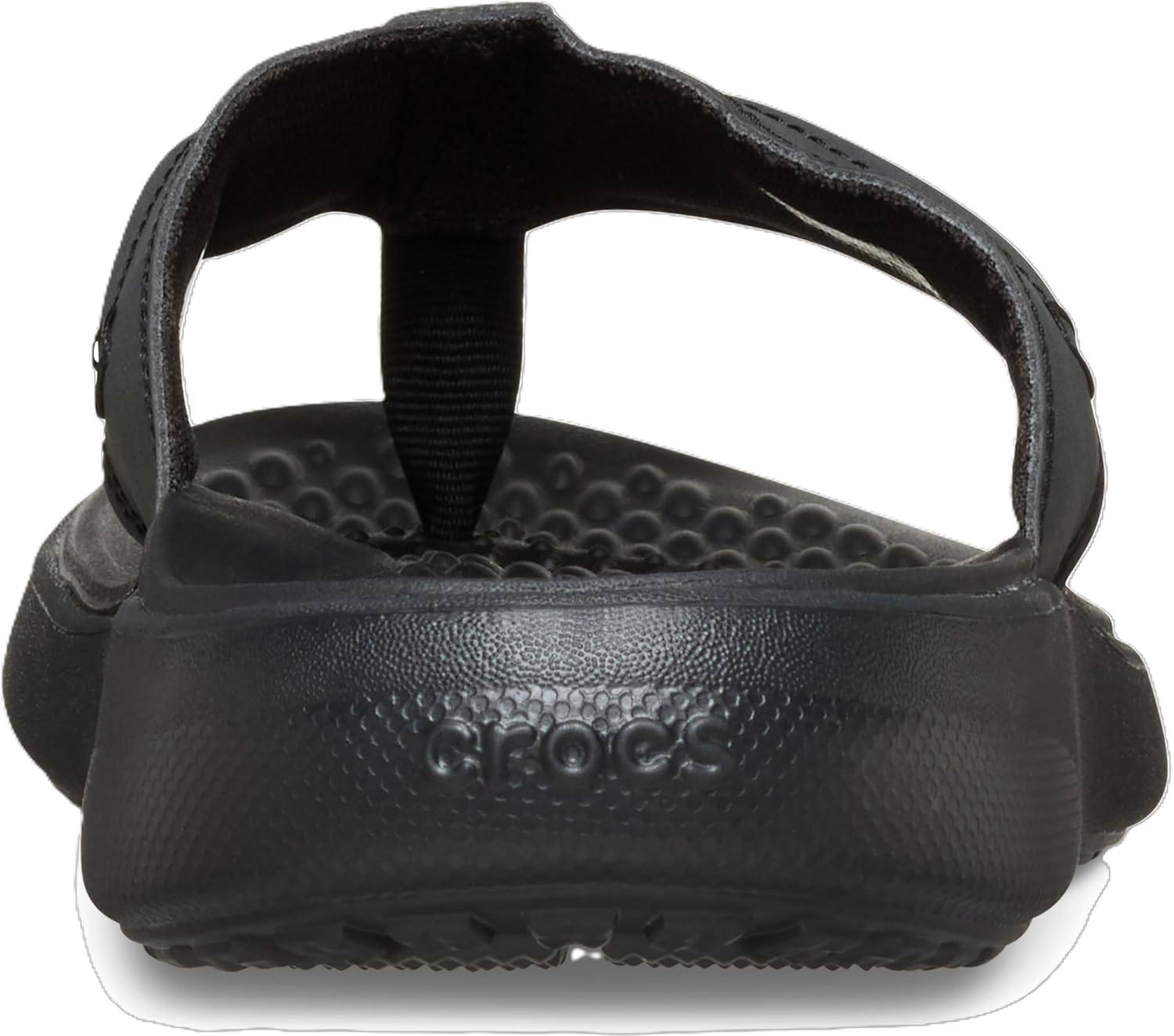 Detalle de Crocs Men Flip, Yukon Vista II LR Flip in Black/Black (UK 7) – a practical, everyday slip-on