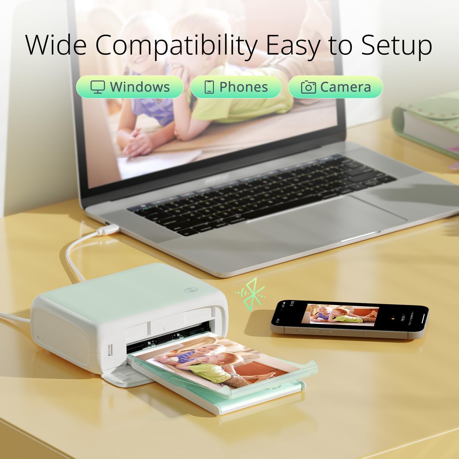 Detalle 2 de YOTON Photo Printer 54‑sheet bundle