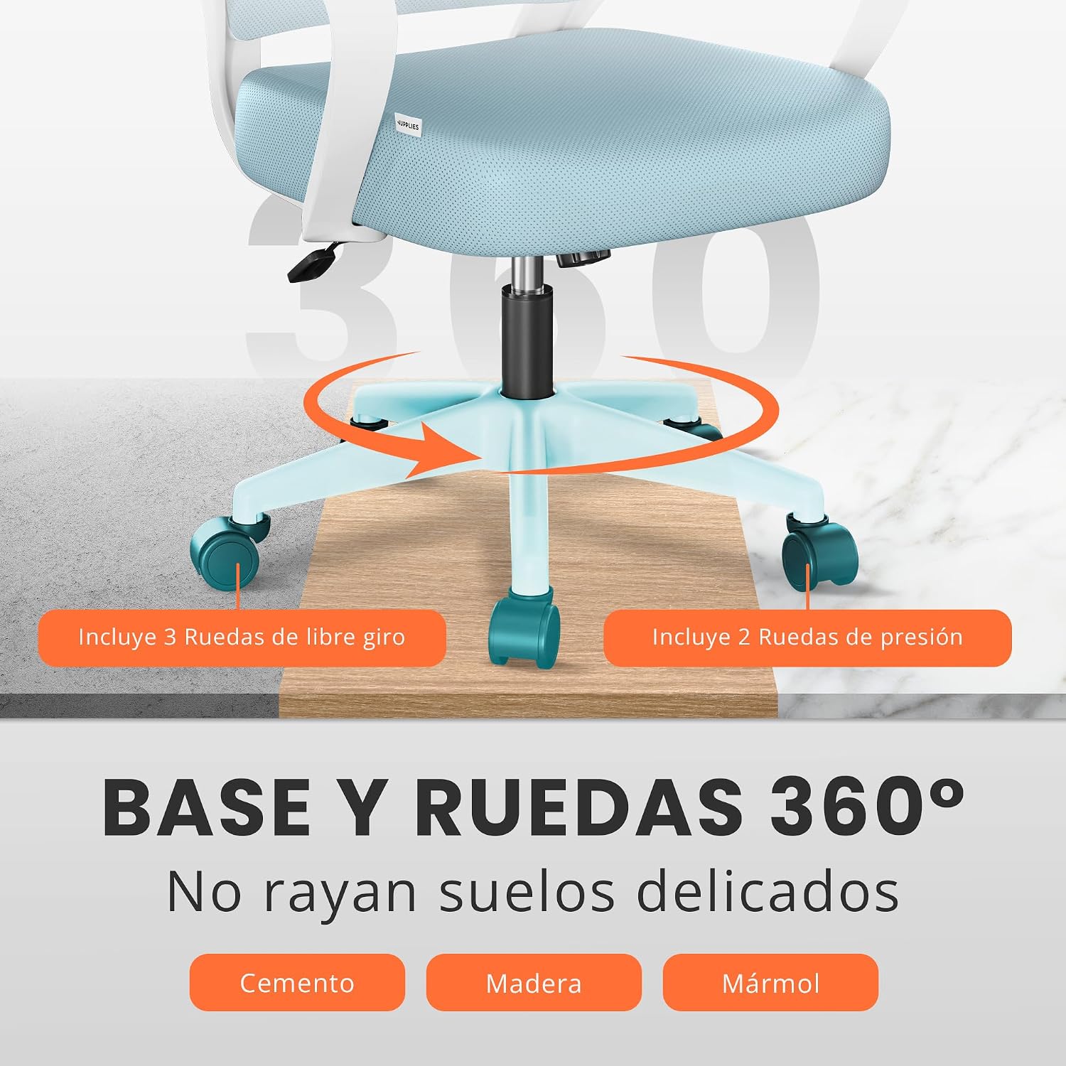 Thumbnail 6 de JUPPLIES Silla Escritorio Ergonomica 110 kg