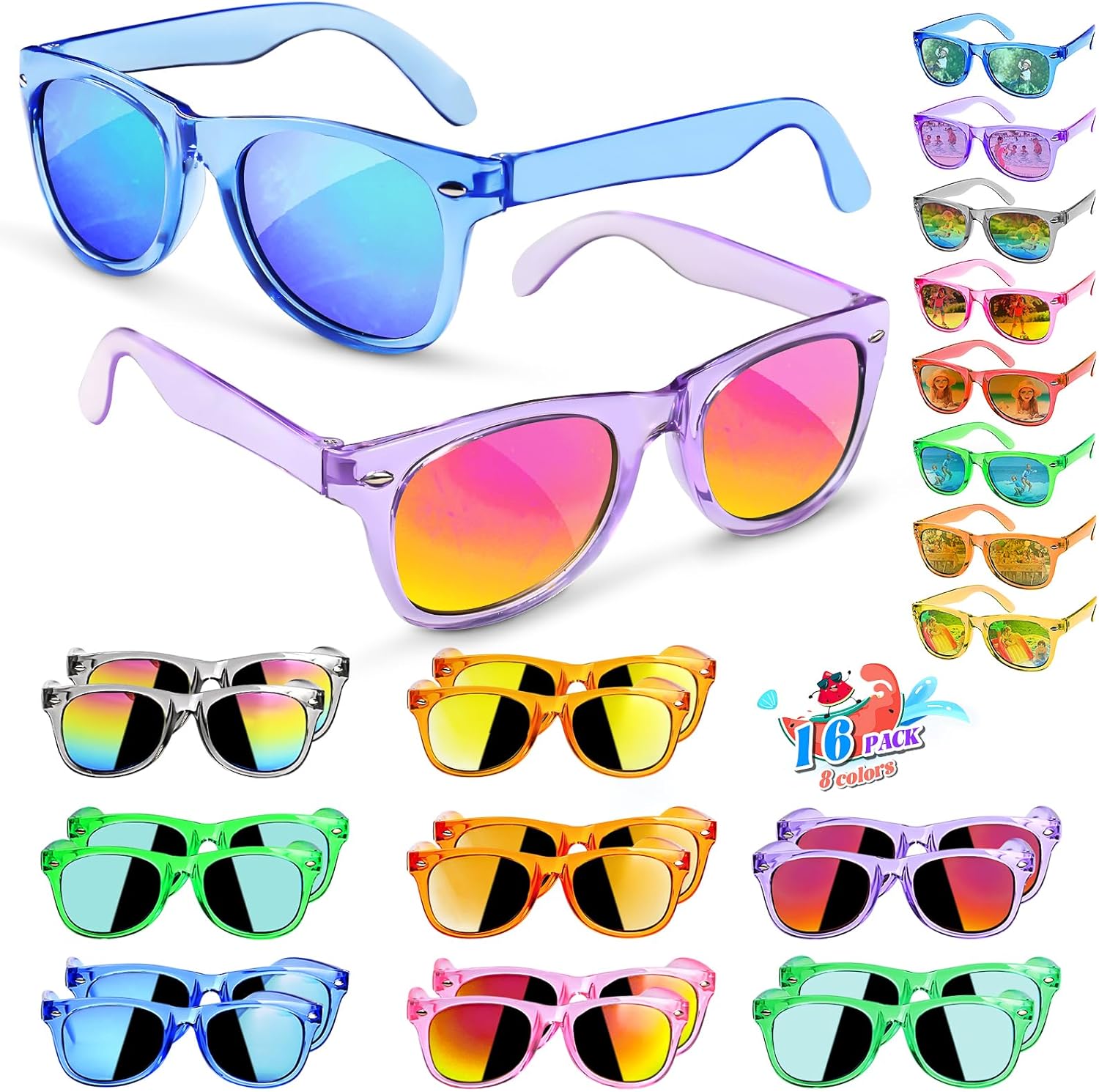 Detalle de Kids Sunglasses 16 Pack 😎