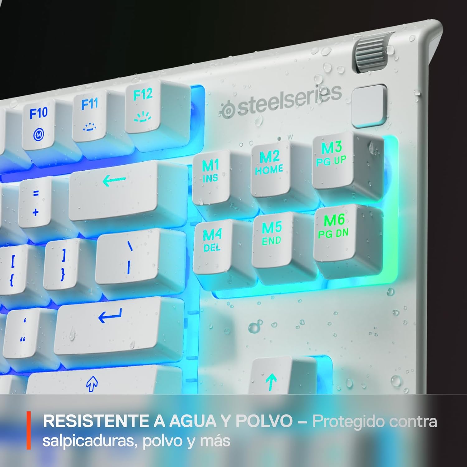 Thumbnail 3 de SteelSeries Apex 3 TKL - Teclado Gaming Blanco con RGB 🌈
