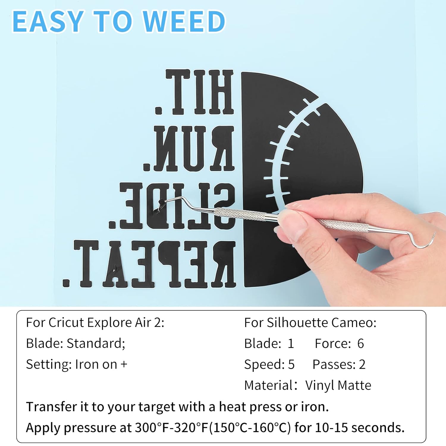 Thumbnail 2 de Lya Vinyl 15FT Black HTV Roll – A practical choice for everyday fabric projects