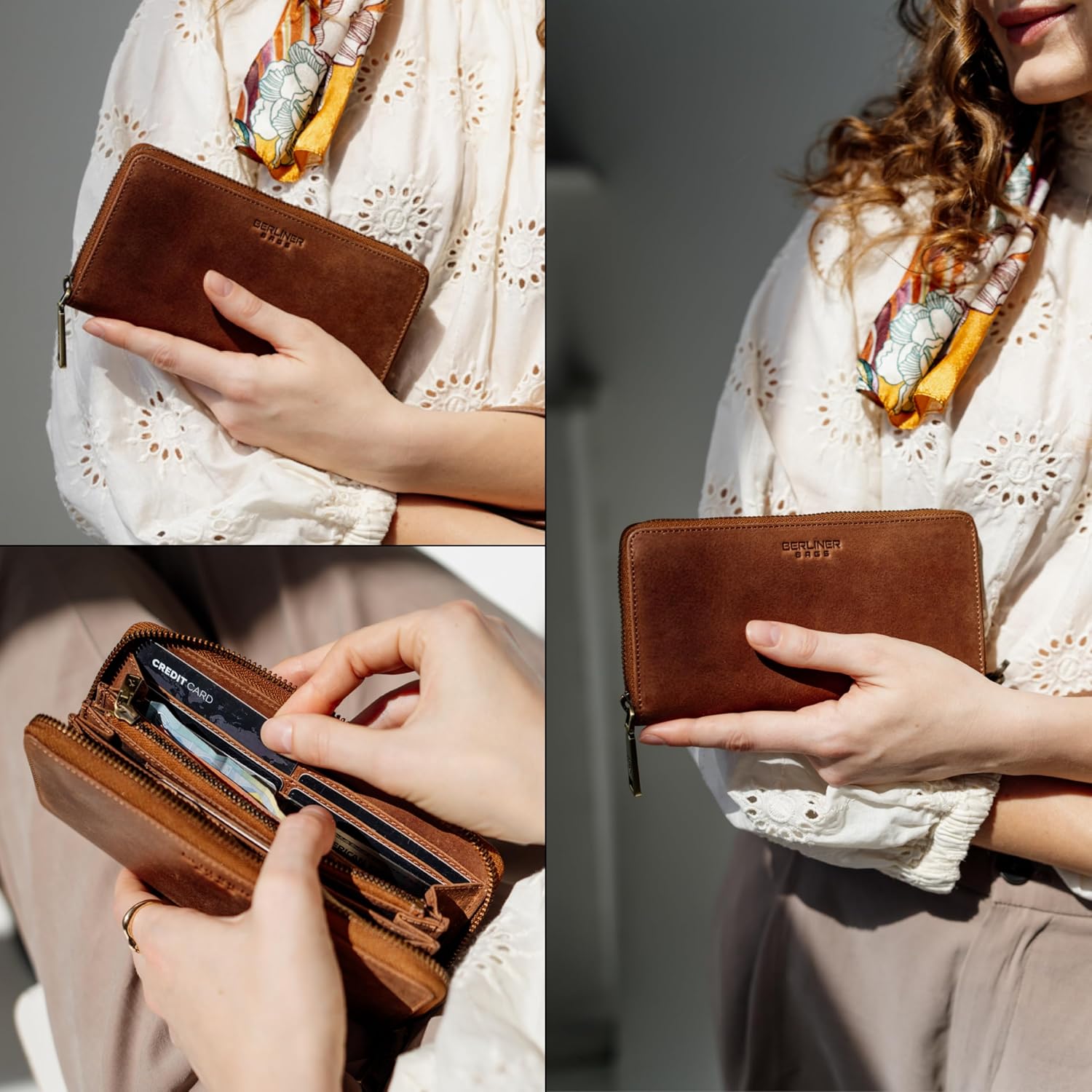 Thumbnail 6 de Berliner Bags Lyon Cartera Grande 19x10x2 cm