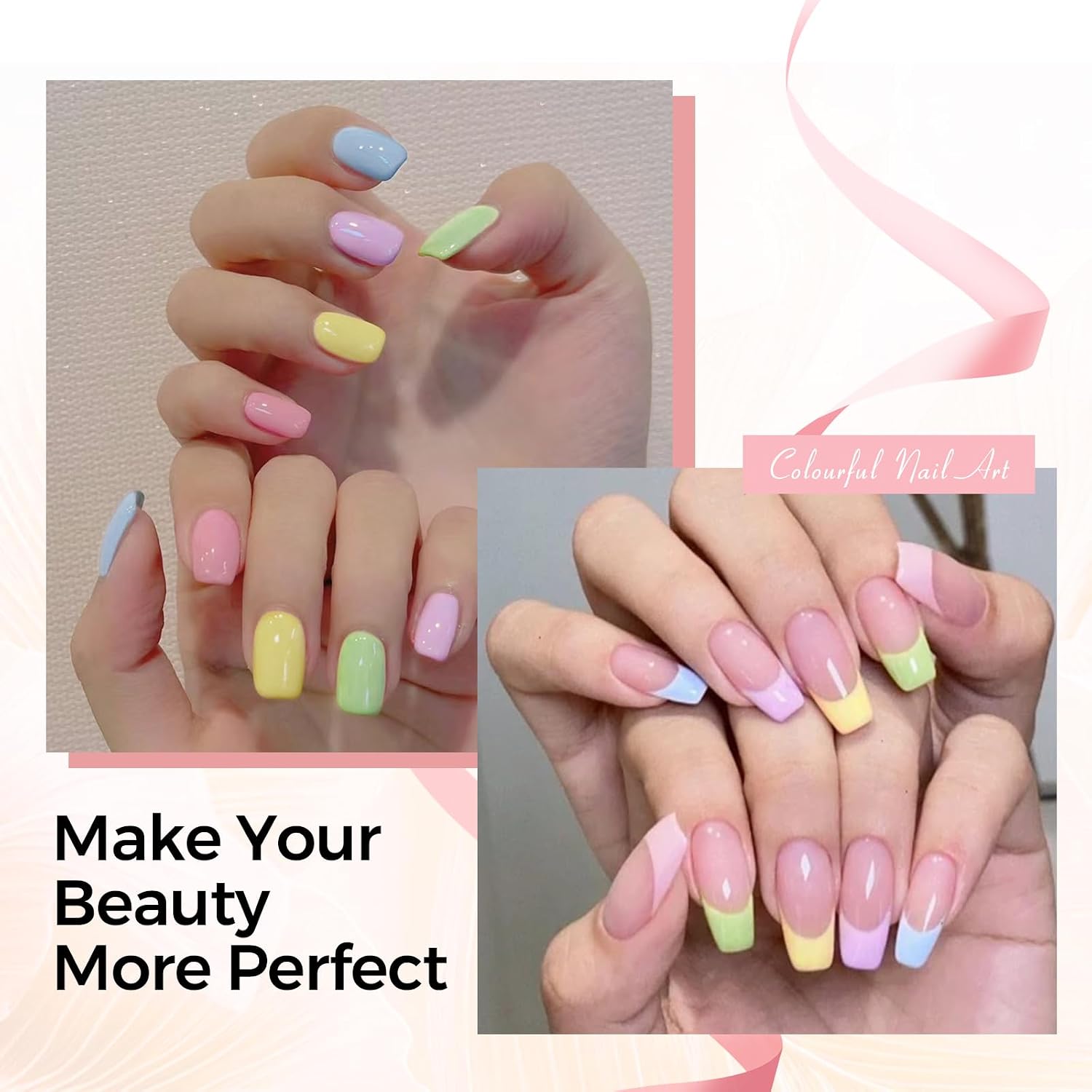 Thumbnail 5 de TOMICCA UV Nagellack Pastell Set – 6 Sommerfarben (8 ml) für Gel-Nagellackieren zu Hause & im Studio