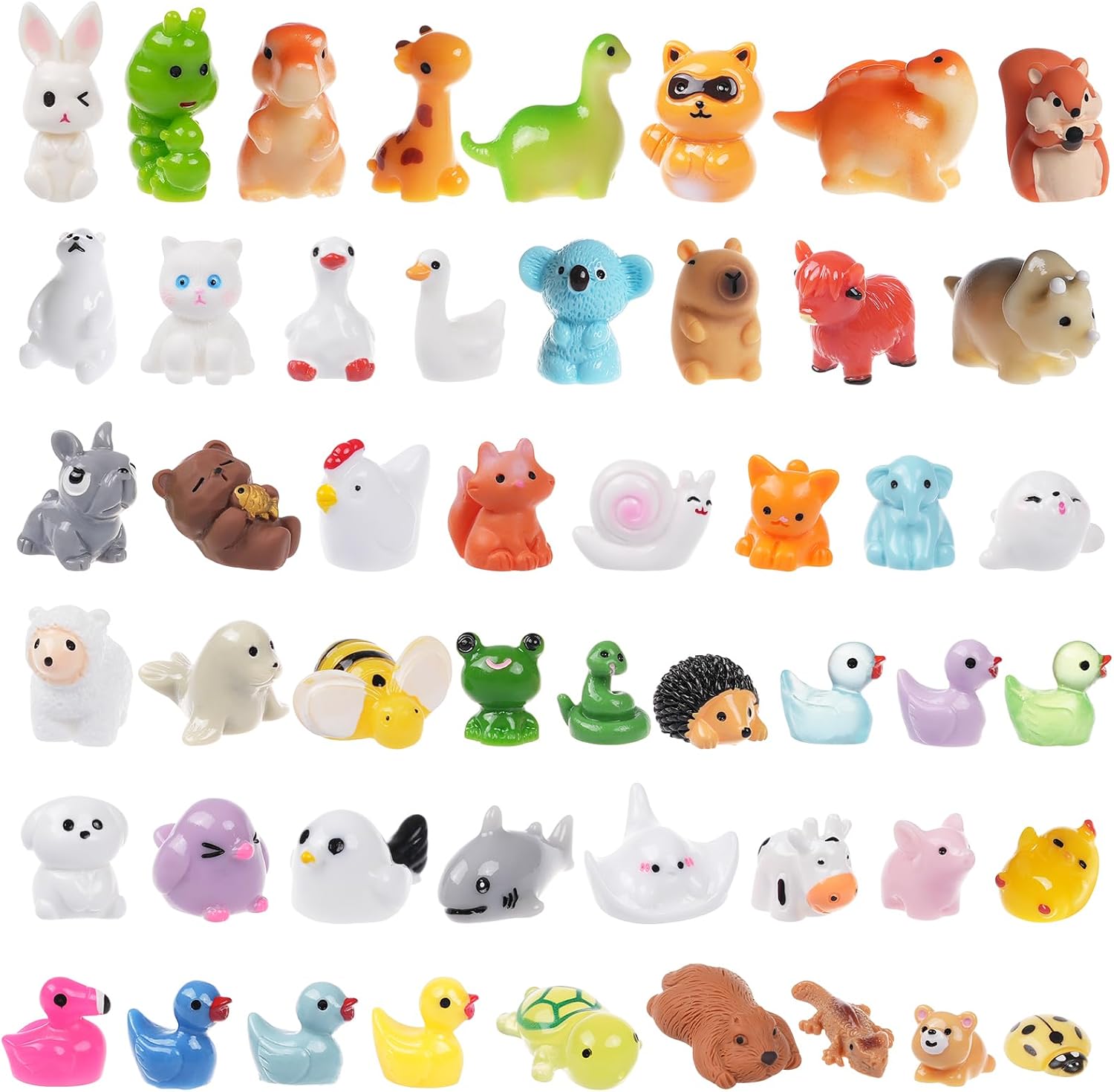 Detalle de BeadRiver Mini Resin Animals 50-Piece Set