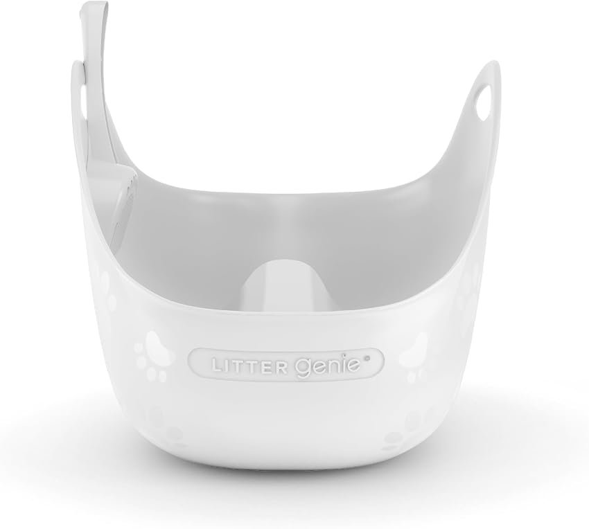 Detalle 2 de Litter Genie Caja de Arena para Gatos Blanco Pequeño 🐱