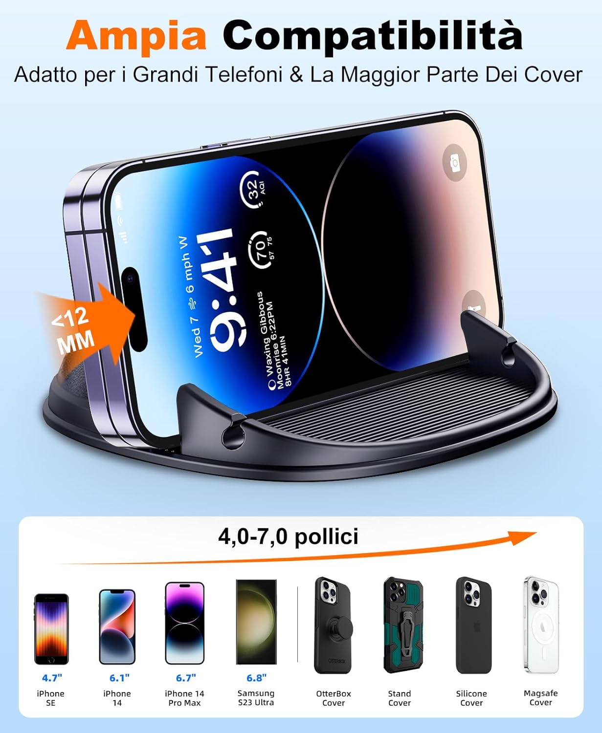 Thumbnail 5 de Beeasy Porta Cellulare Auto 12 cm