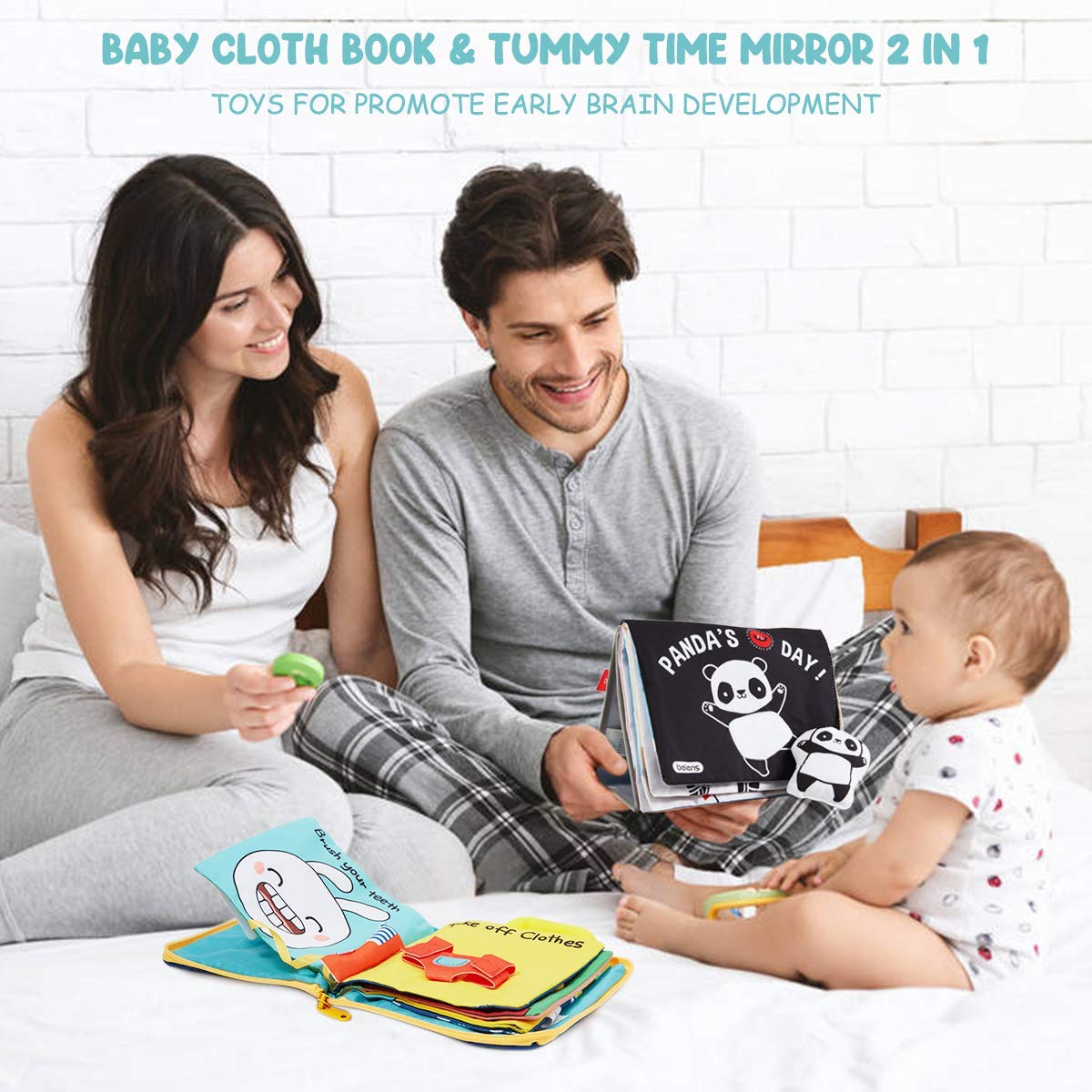 Thumbnail 6 de beiens Baby Spielzeug Faltbarer Spiegel 2‑in‑1