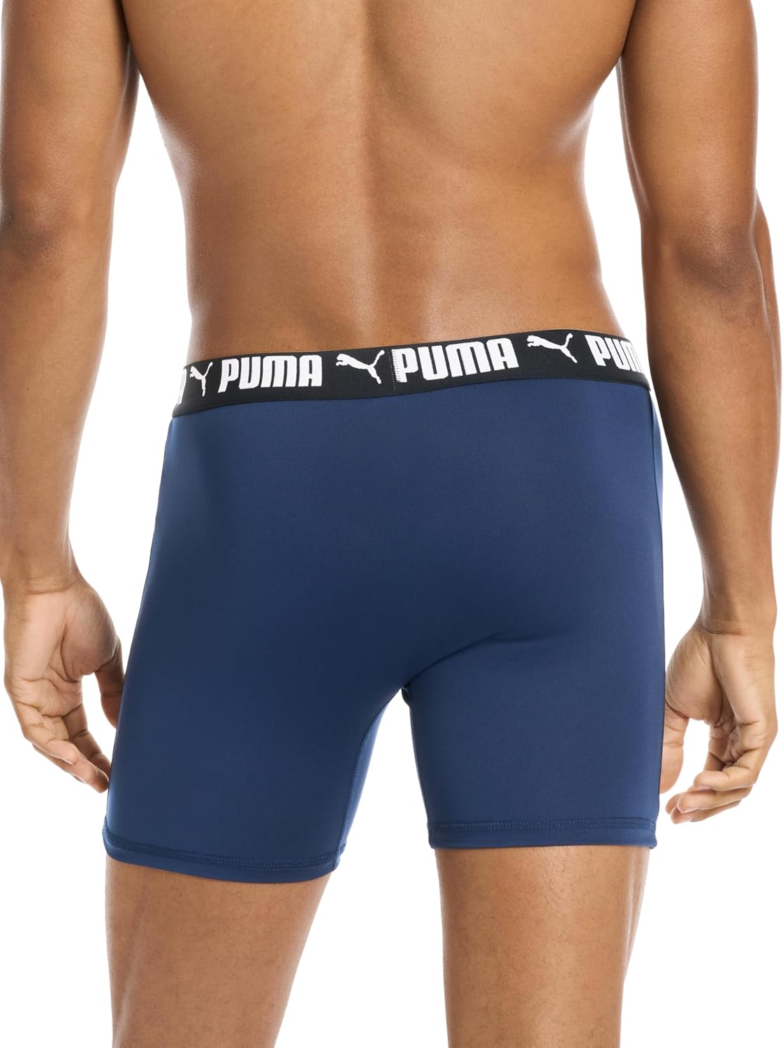 Detalle 2 de PUMA 4 Pack Active Stretch Boxer Briefs pour Homme – Confort et performance
