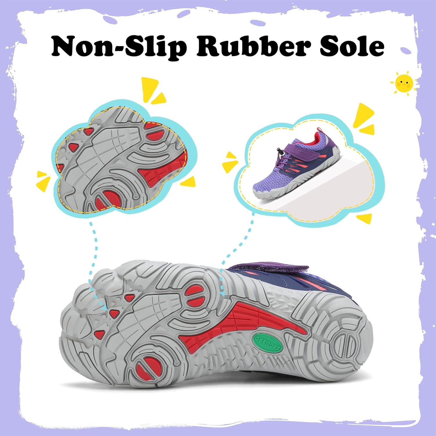 Thumbnail 4 de SAGUARO Barfußschuhe für Kinder – Outdoor Barfußschuhe für Jungen und Mädchen, Größe 24–36