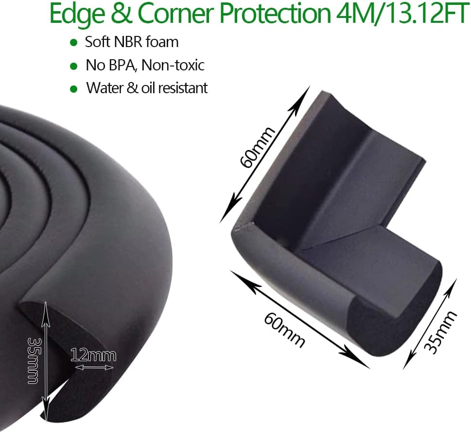 Thumbnail 2 de Fairy Baby Edge Guard 13.1ft Black-4M