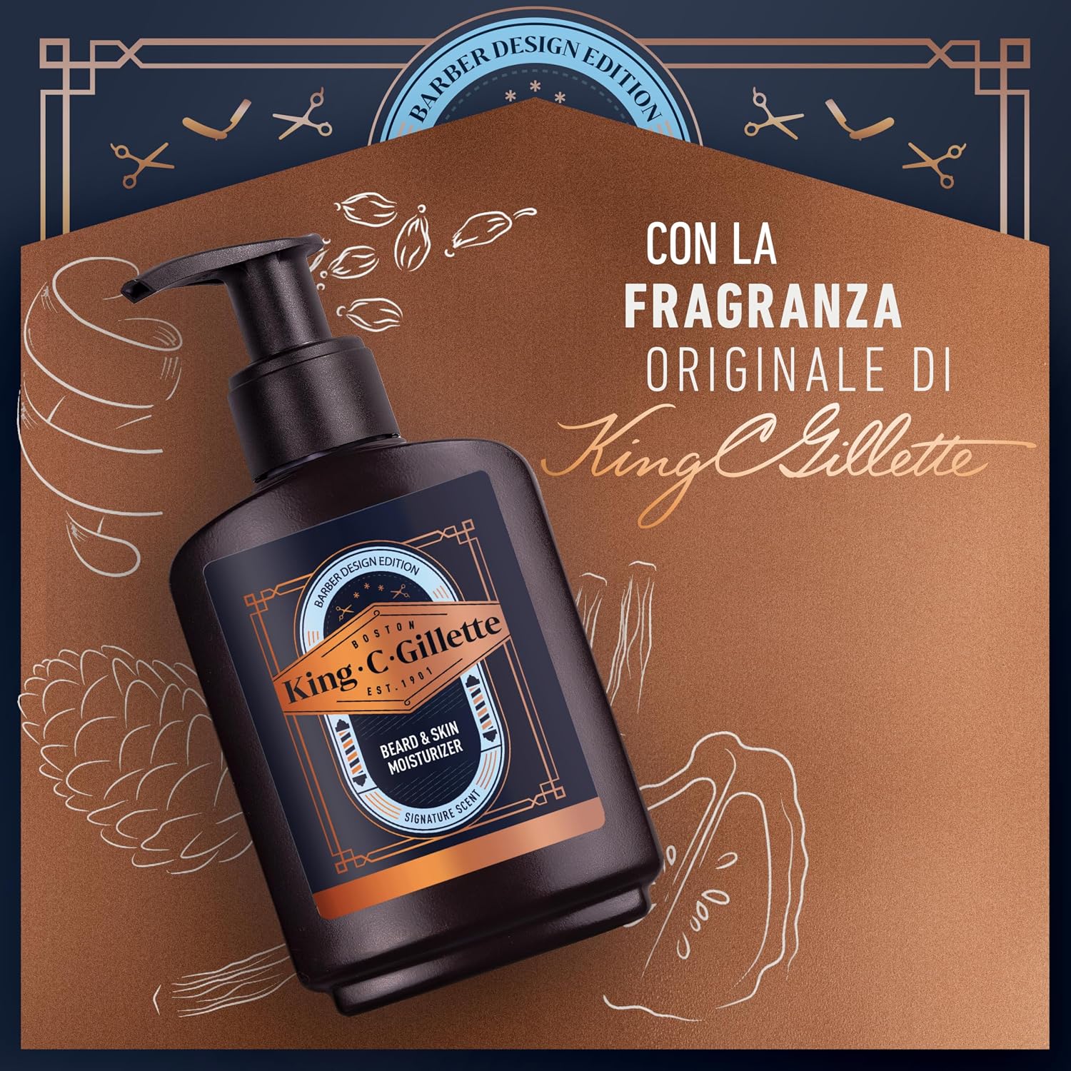 Thumbnail 4 de Crema idratante barba King C Gillette 100 ml