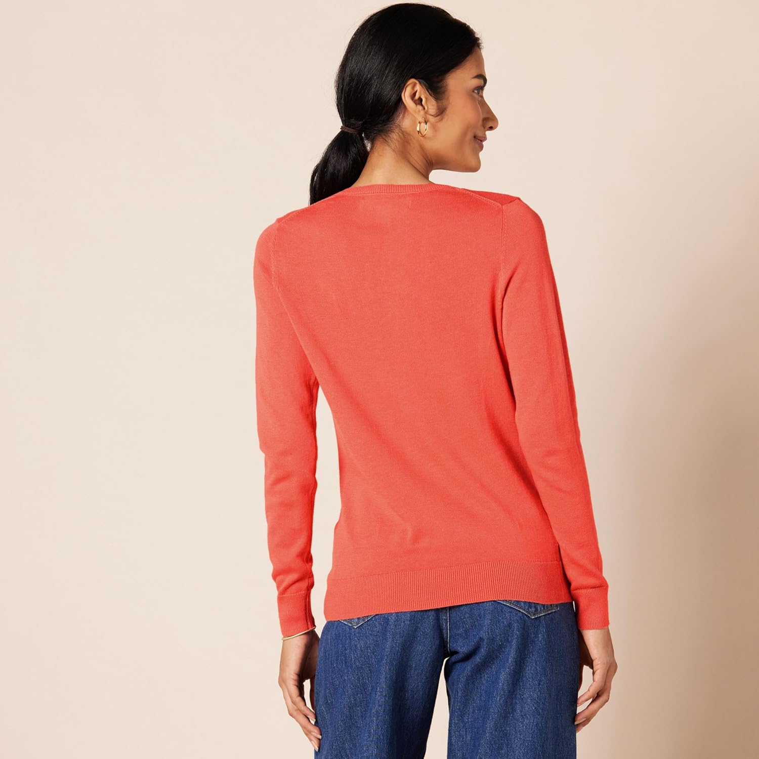 Thumbnail 1 de Amazon Essentials Women's Long-Sleeve Lightweight Crewneck Jumper (Plus Size Available)
