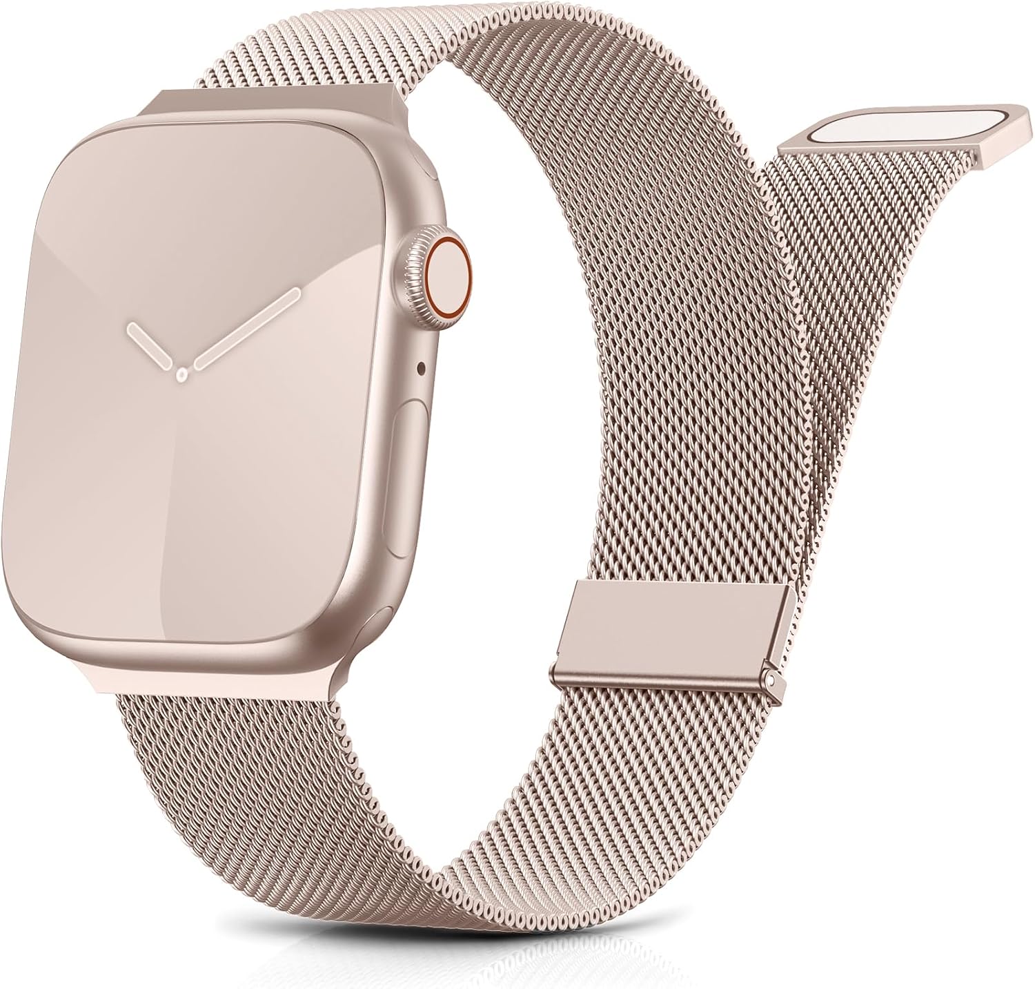 Detalle de Correa compatible Apple Watch con hebilla magnética