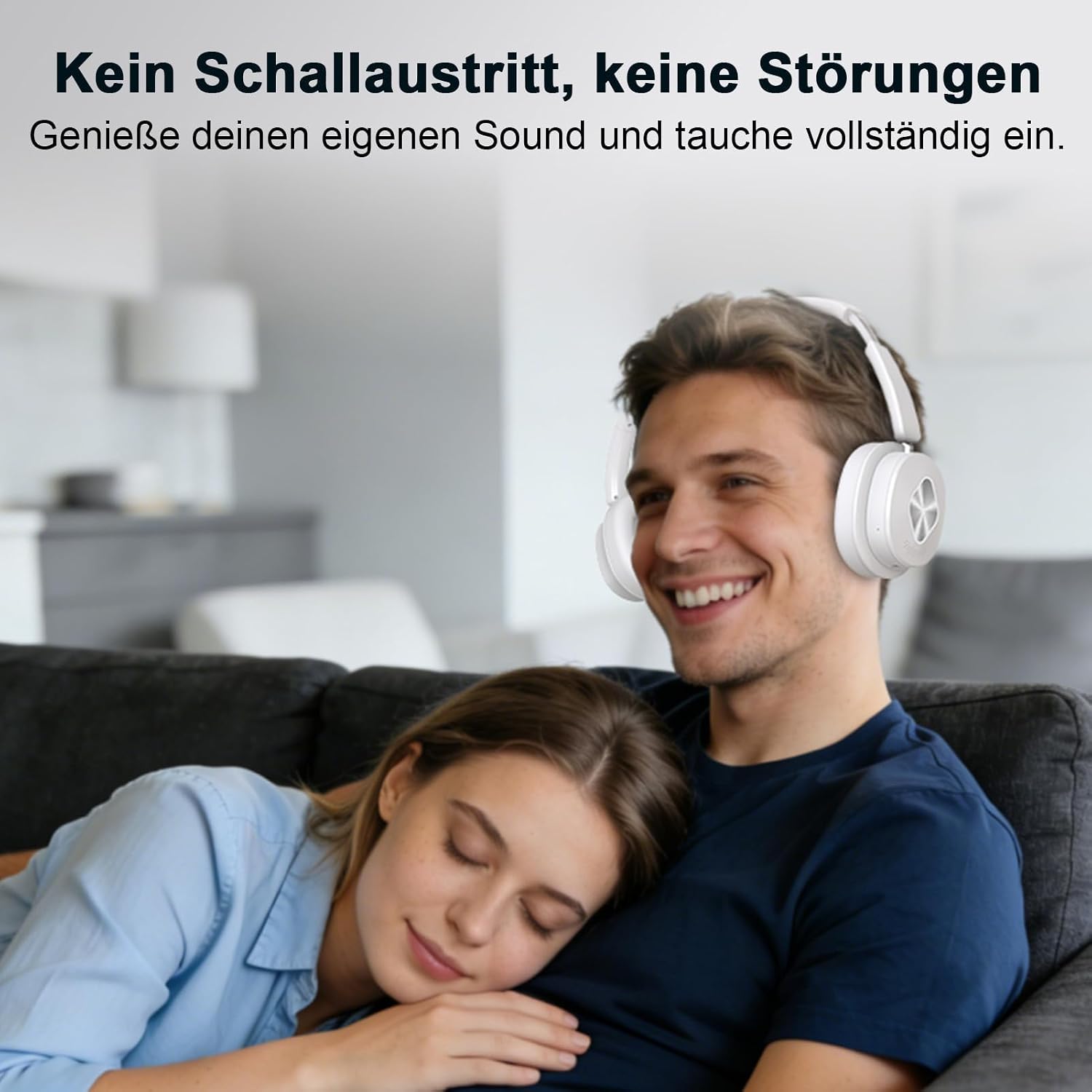 Detalle de Earbay Funkkopfhörer für Fernseher – kabellose TV-Kopfhörer mit Lade-Station, Bluetooth 5.4, 3 Audio-Modi und geringer Latenz
