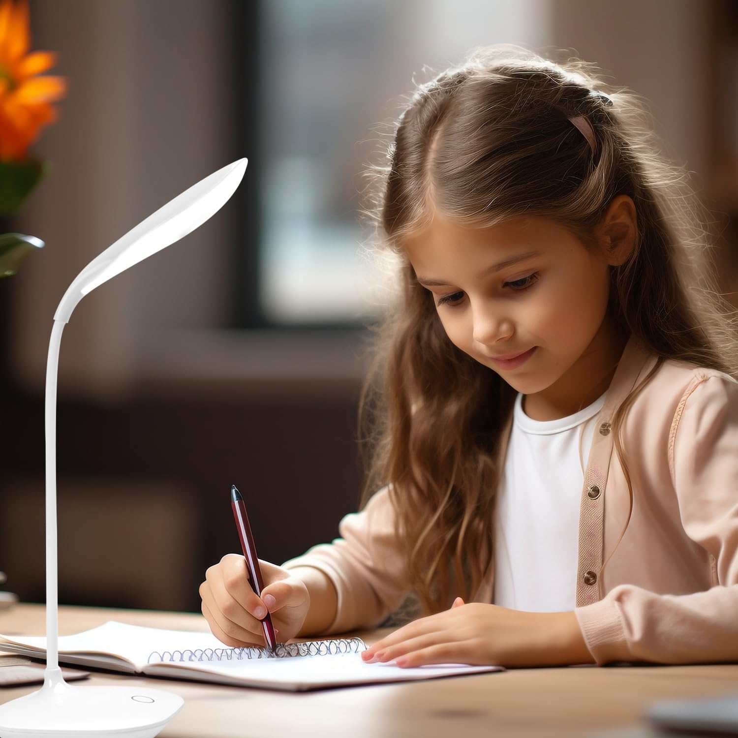 Thumbnail 5 de TOPJESS Desk Lamp 3-level dimmer USB touch desk lamp