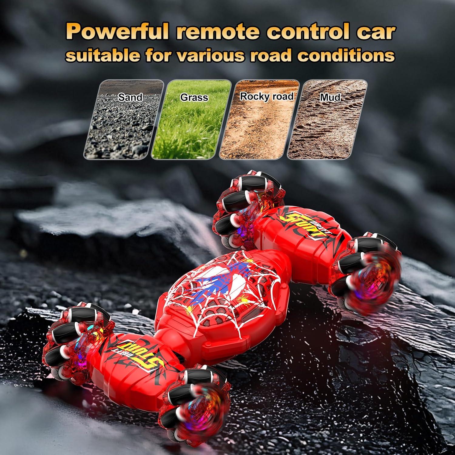 Detalle 2 de Nikuku Remote Control Car 2.4GHz 4WD Gesture