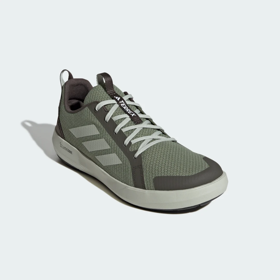 Detalle de Adidas Terrex Boat Climacool: Zapatilla verde para exteriores, con envío gratuito