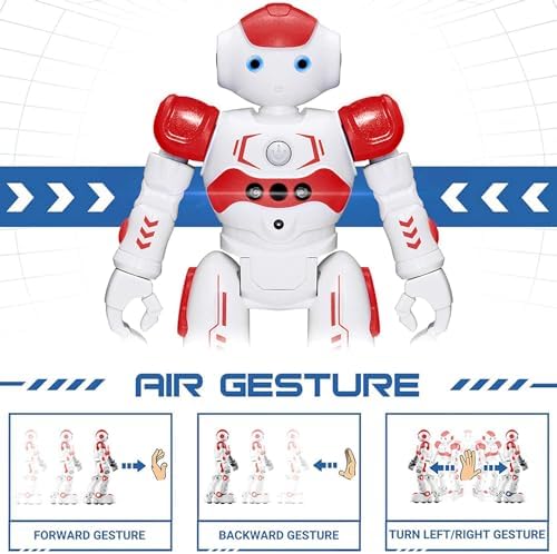 Detalle de KingsDragon 917 RC Robot Toy with Gesture Control and Programmable Actions