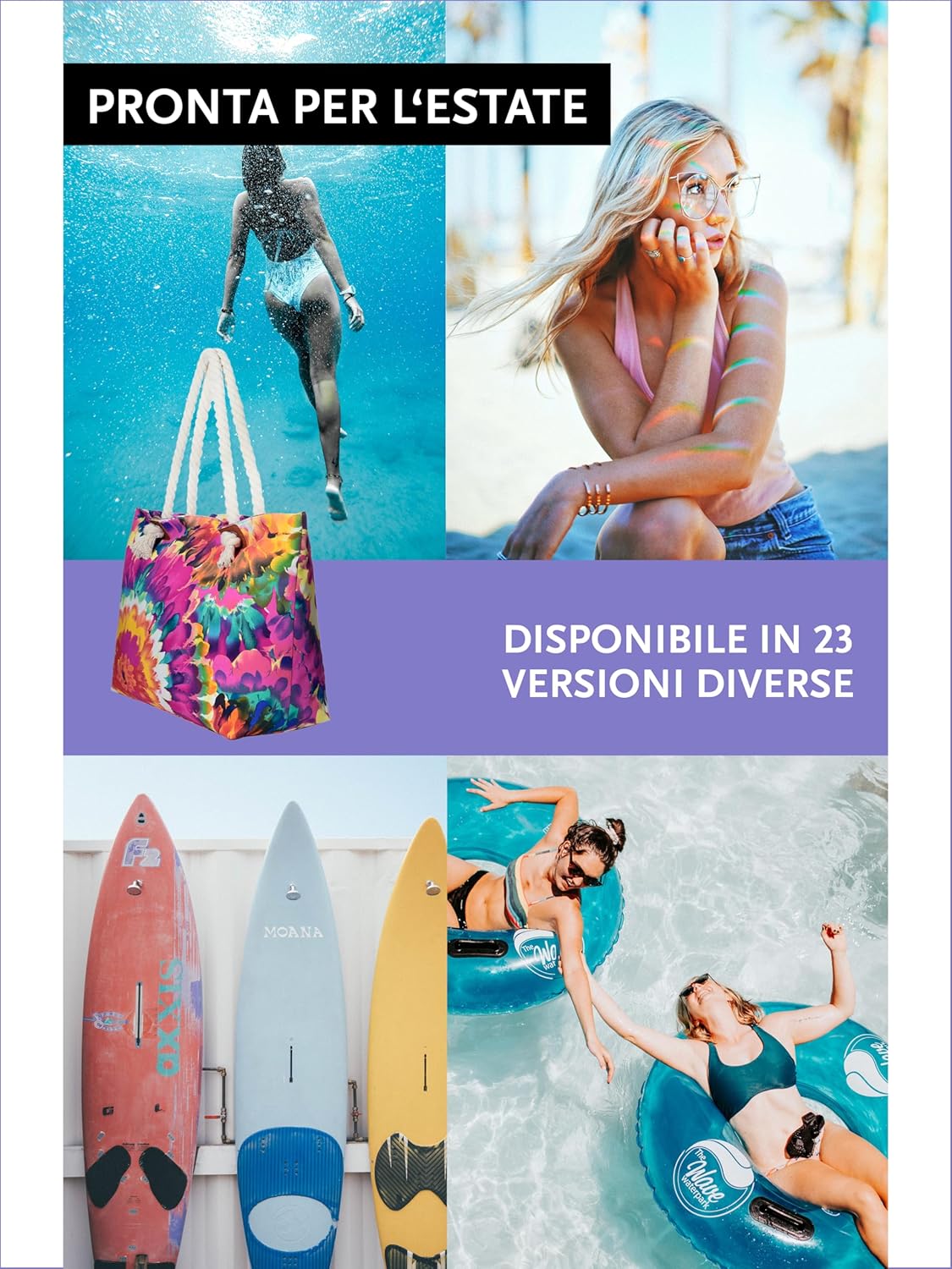 Thumbnail 4 de Borsa da spiaggia DonDon 58 x 38