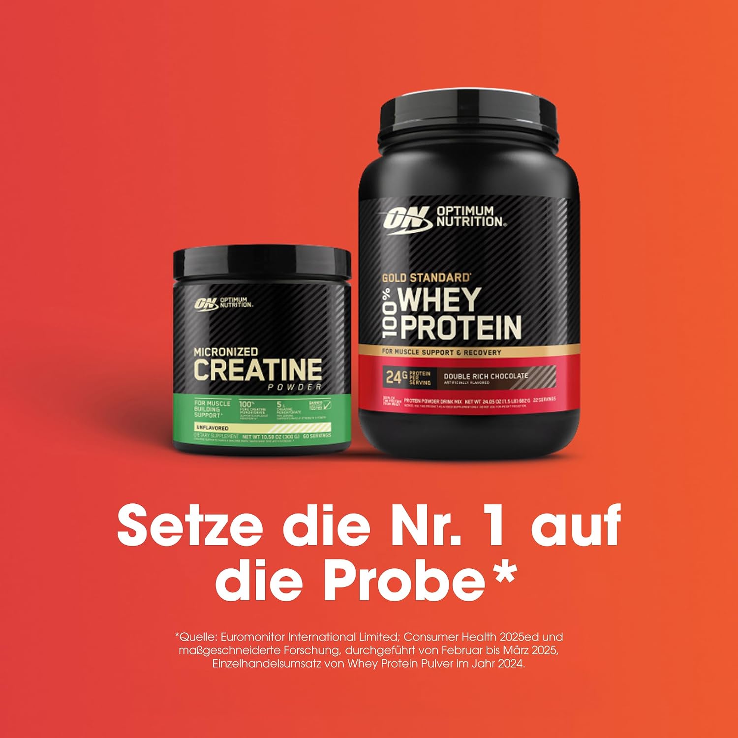 Detalle de Optimum Nutrition Mikronisiertes Kreatin Pulver – geschmacksneutral, 317 g (93 Portionen)