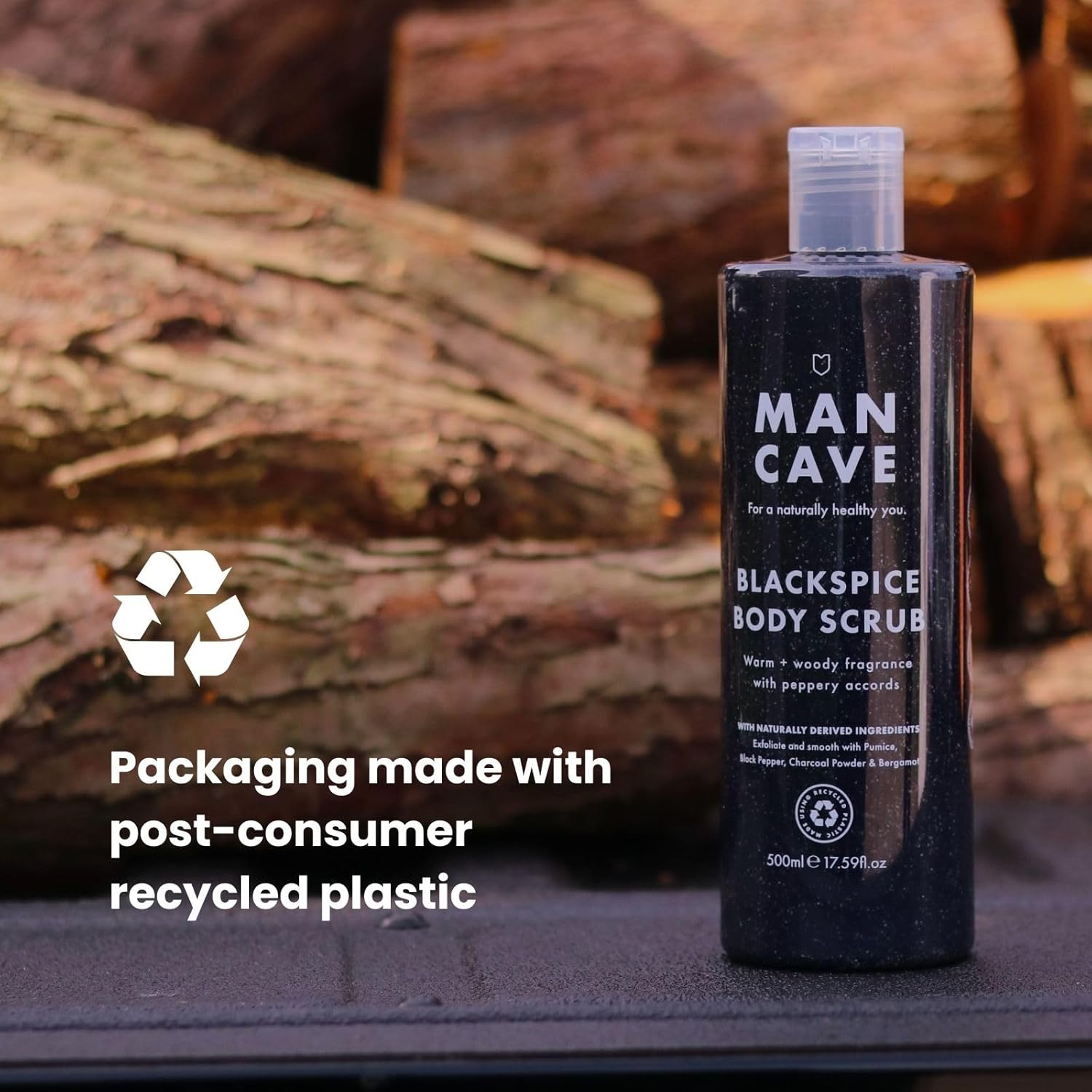 Thumbnail 5 de ManCave Scrub Corpo Blackspice 500 ml: scrub esfoliante per uomo, vigore e privacy sensoriale