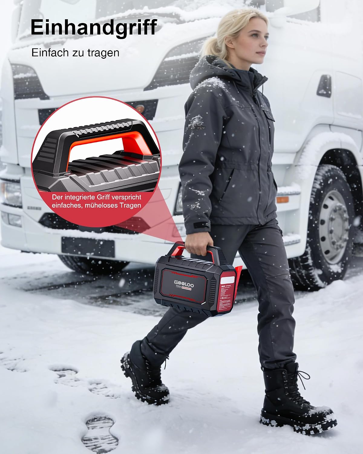 Thumbnail 6 de GOOLOO GT Truck Plus Starthilfe Powerbank – 8000A für 12V/24V (PD 65W, LiFePO₄)
