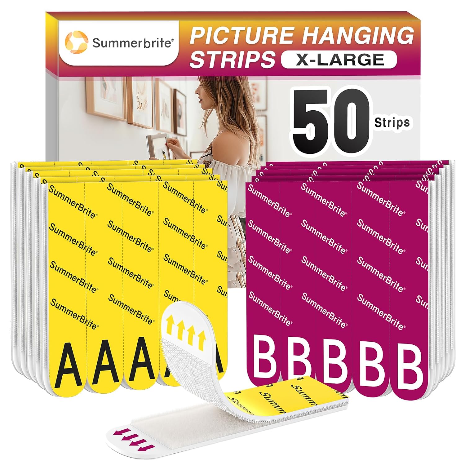Detalle de Summerbrite Tiras Adhesivas XL 25 pares