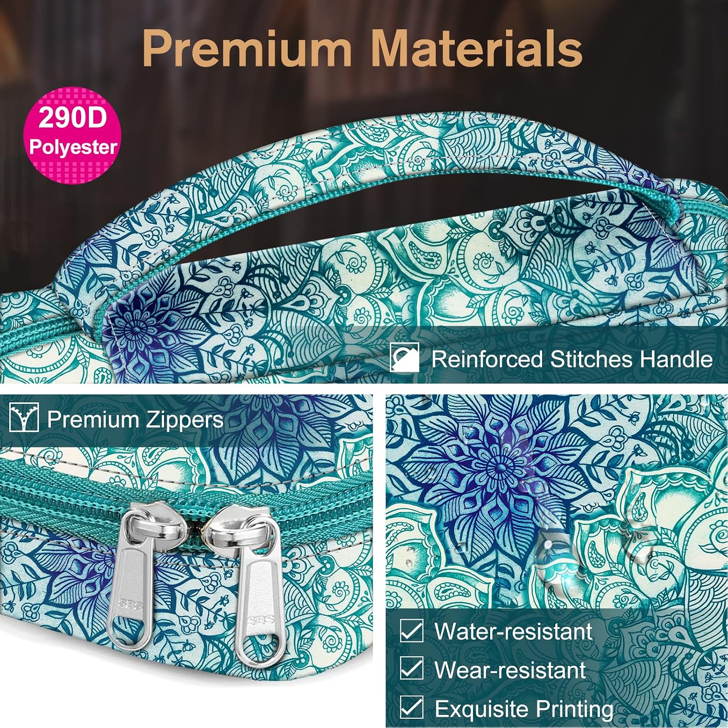 Detalle de FINPAC Bible Cover in Polyester Canvas