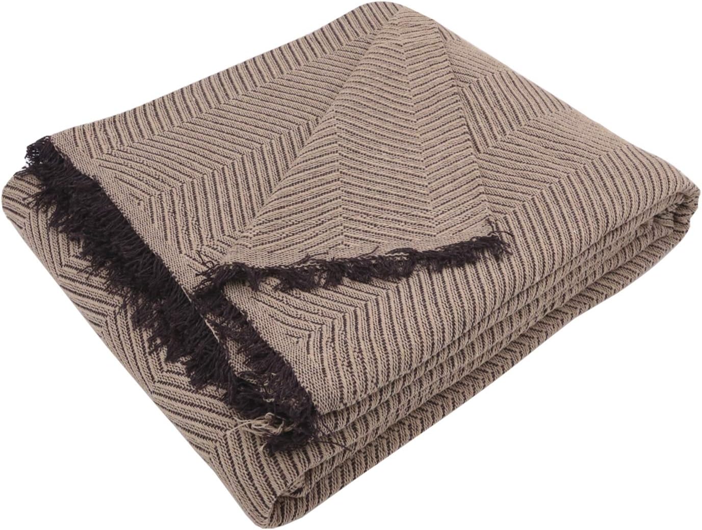 Detalle de MERCURY TEXTIL Colcha Multiusos Sofa Camel