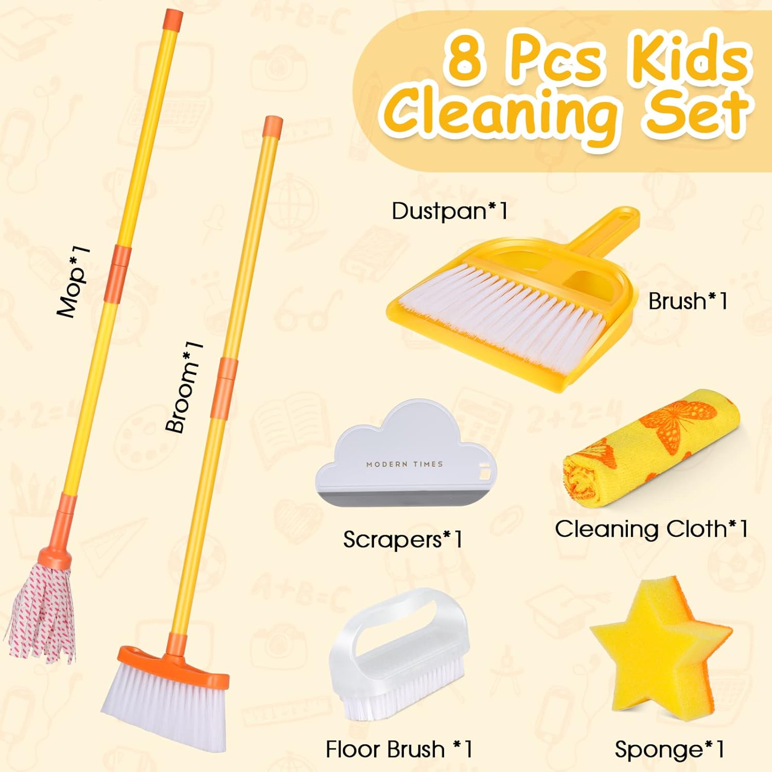 Detalle 1 de Masthome Kids Cleaning Set 8-piece đź§ą