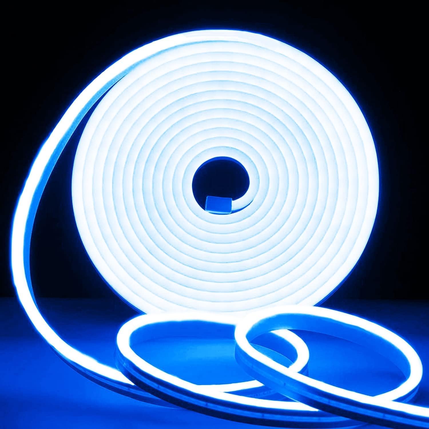 Detalle de ShineBurky Tira LED Neón Azul 5m 12V IP65 Regulable