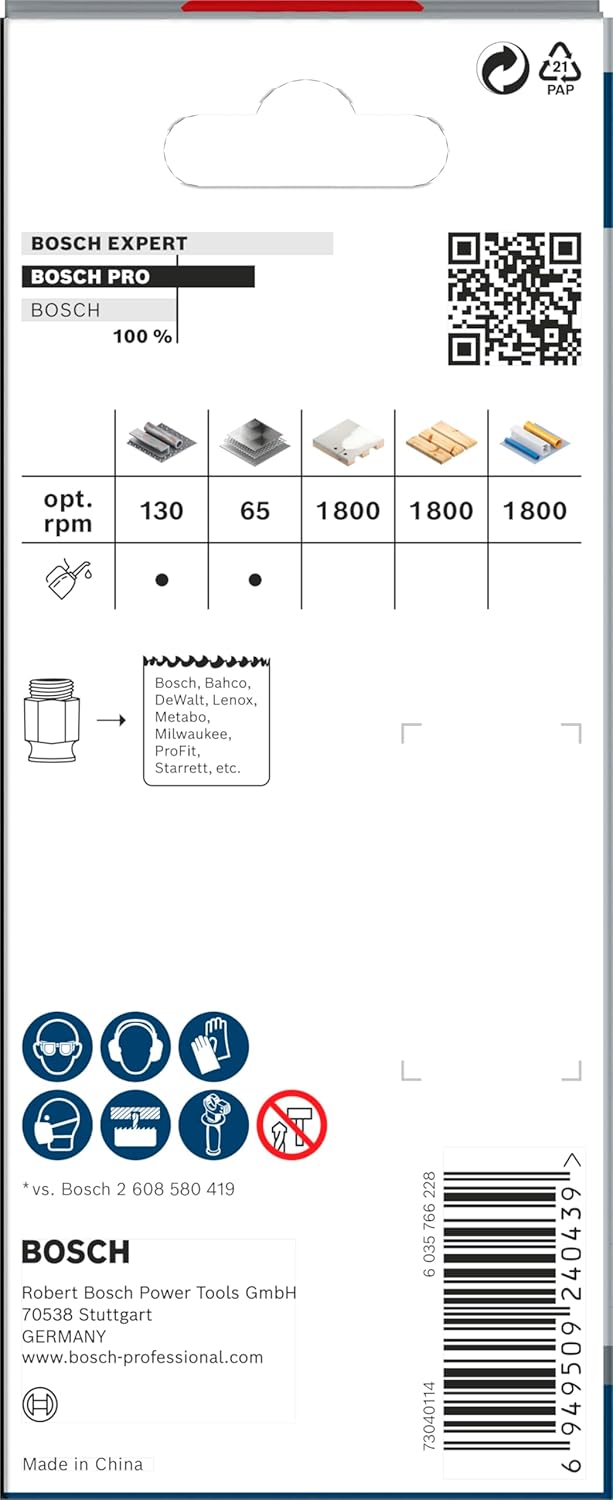 Thumbnail 3 de Bosch 5x PRO Multi Material Power Change Plus Starter-Set (PC Plus Quick Change) – 68 mm