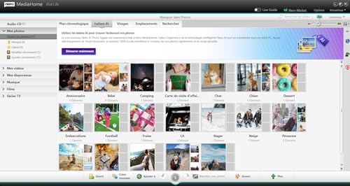 Thumbnail 11 de Nero MediaHome Gestion de Photos – Organiser, Trier et Renommer avec IA, Diaporamas avec Musique, Licence à vie