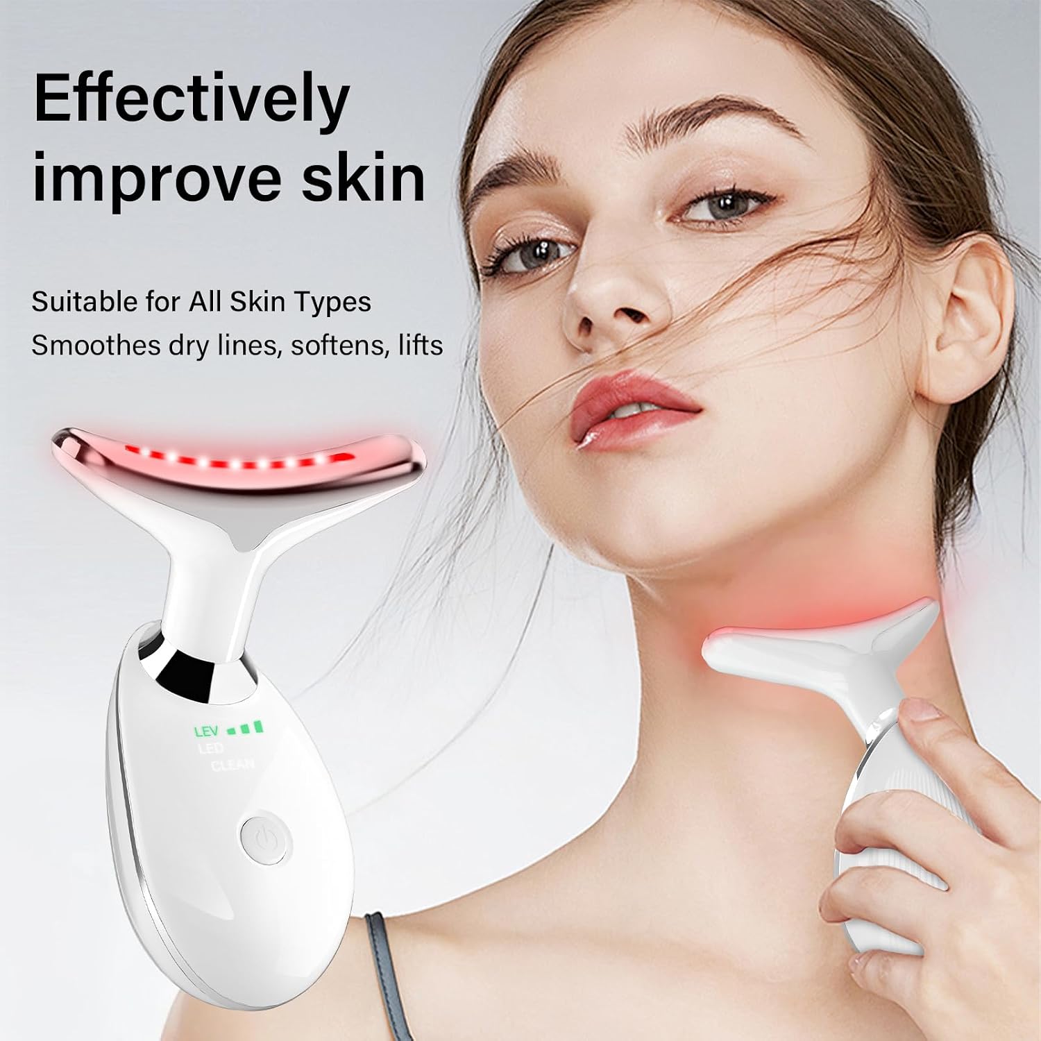 Detalle de 7-Color Red Light Facial Wand