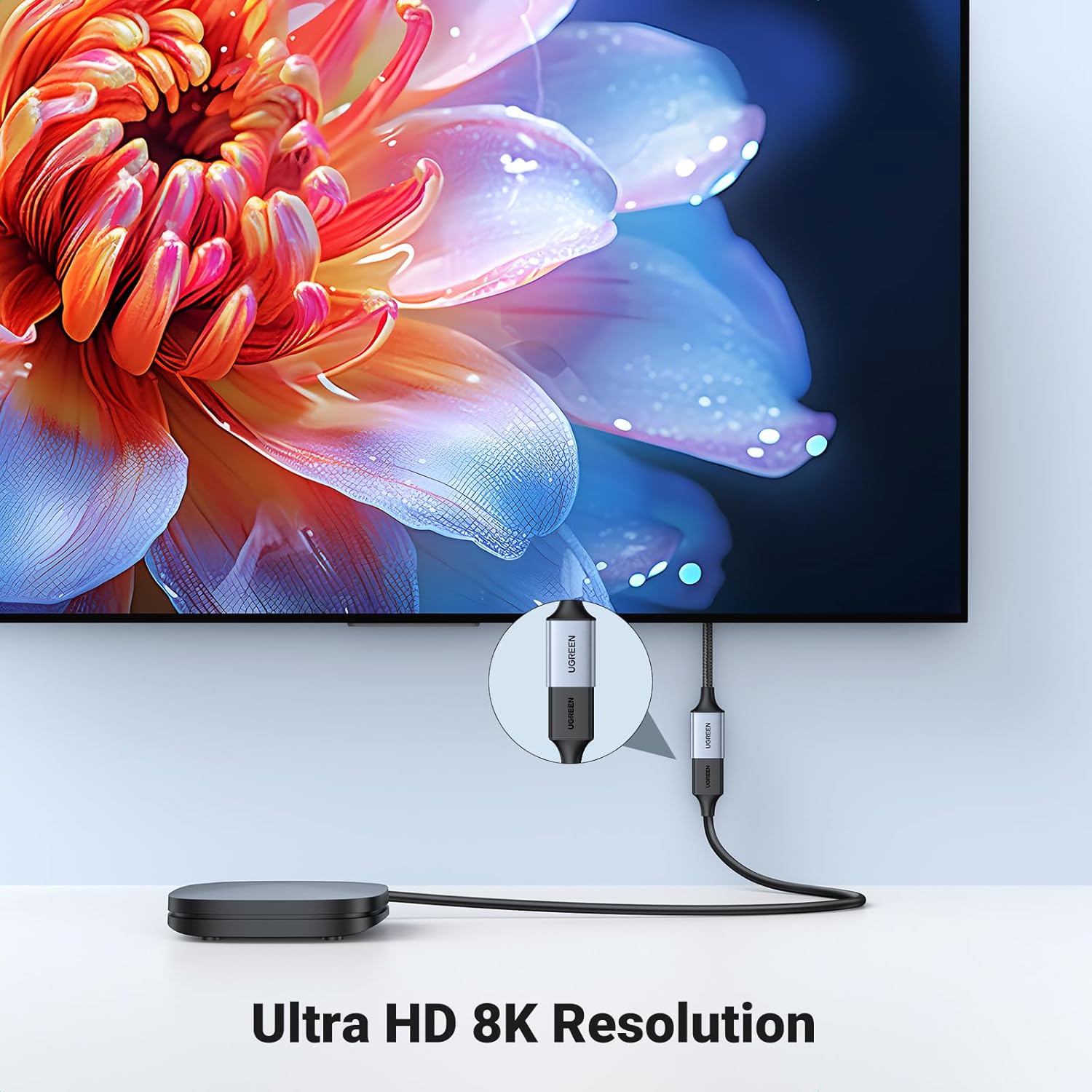Thumbnail 3 de UGREEN HDMI 2.1 Extender 8K@60Hz / 4K@240Hz: 2m Cable for TV Sticks, Consoles and Monitors