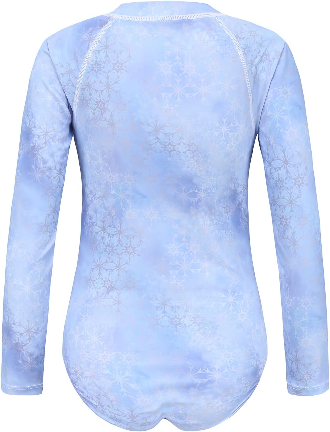 Thumbnail 1 de Aisyee Girls Long Sleeve One-PPiece Swimsuit (Age 5–16) – Practical Rash Vest with Front Zipper