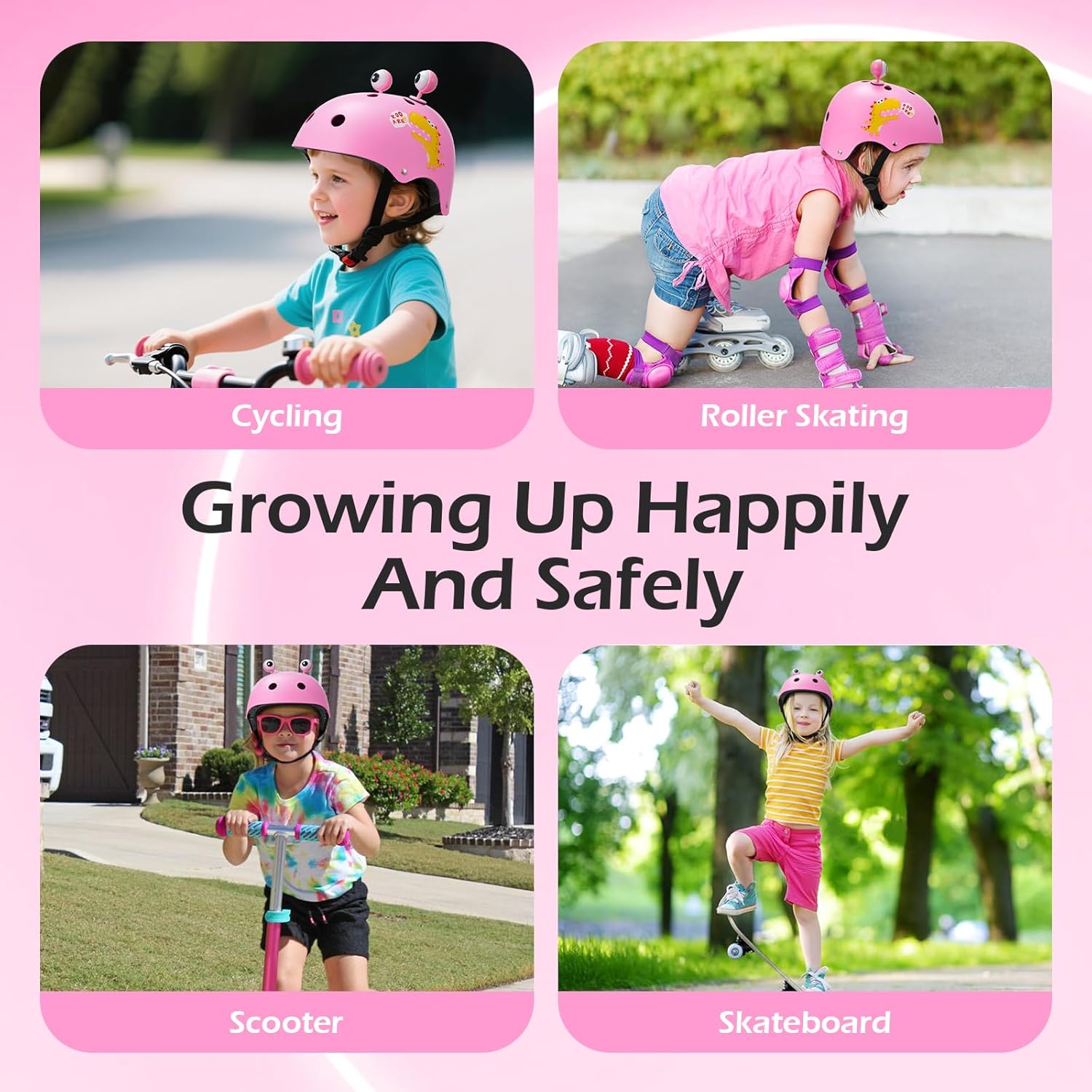 Thumbnail 5 de Odoland Casque Vélo Enfant ajustable 3–10 ans