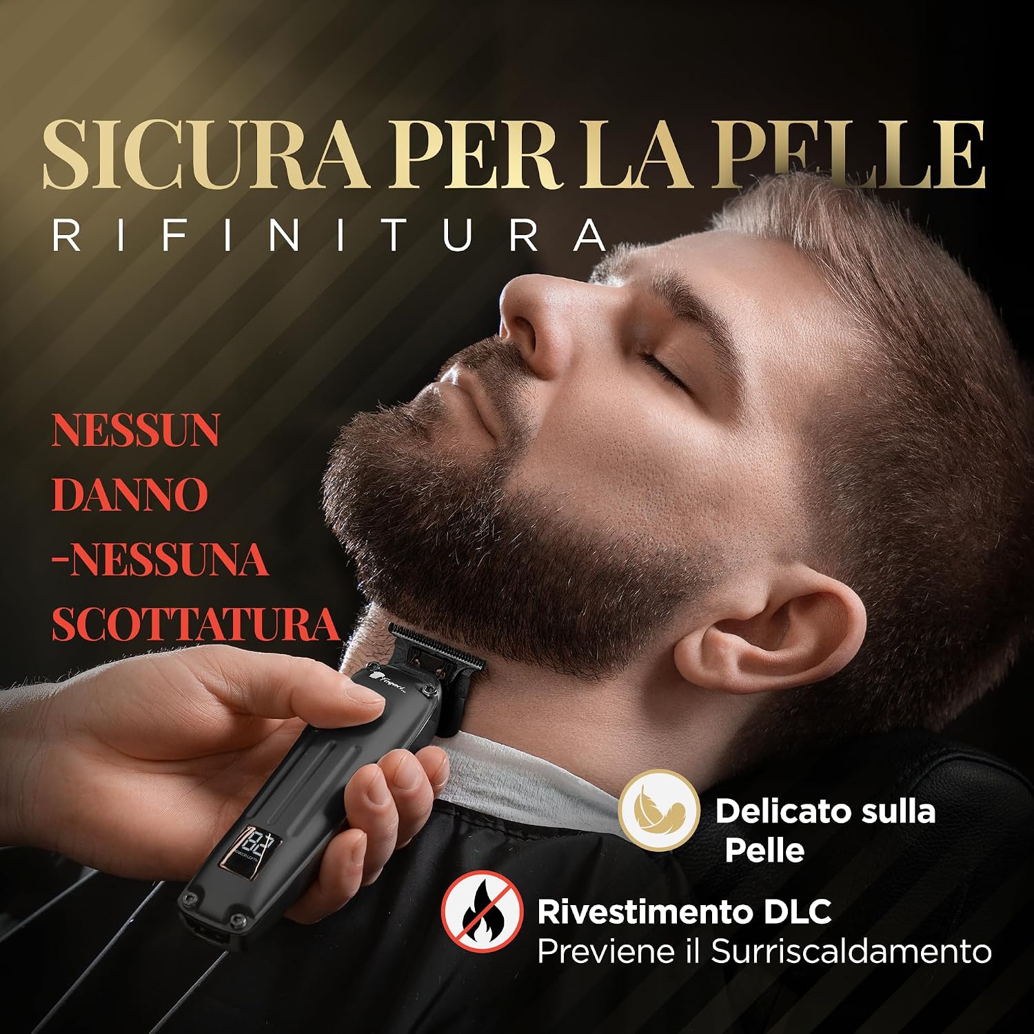 Thumbnail 6 de Fagaci Macchinetta per Capelli Professionale Zero Gap – Tagliacapelli da Barbiere Brushless 7200 RPM