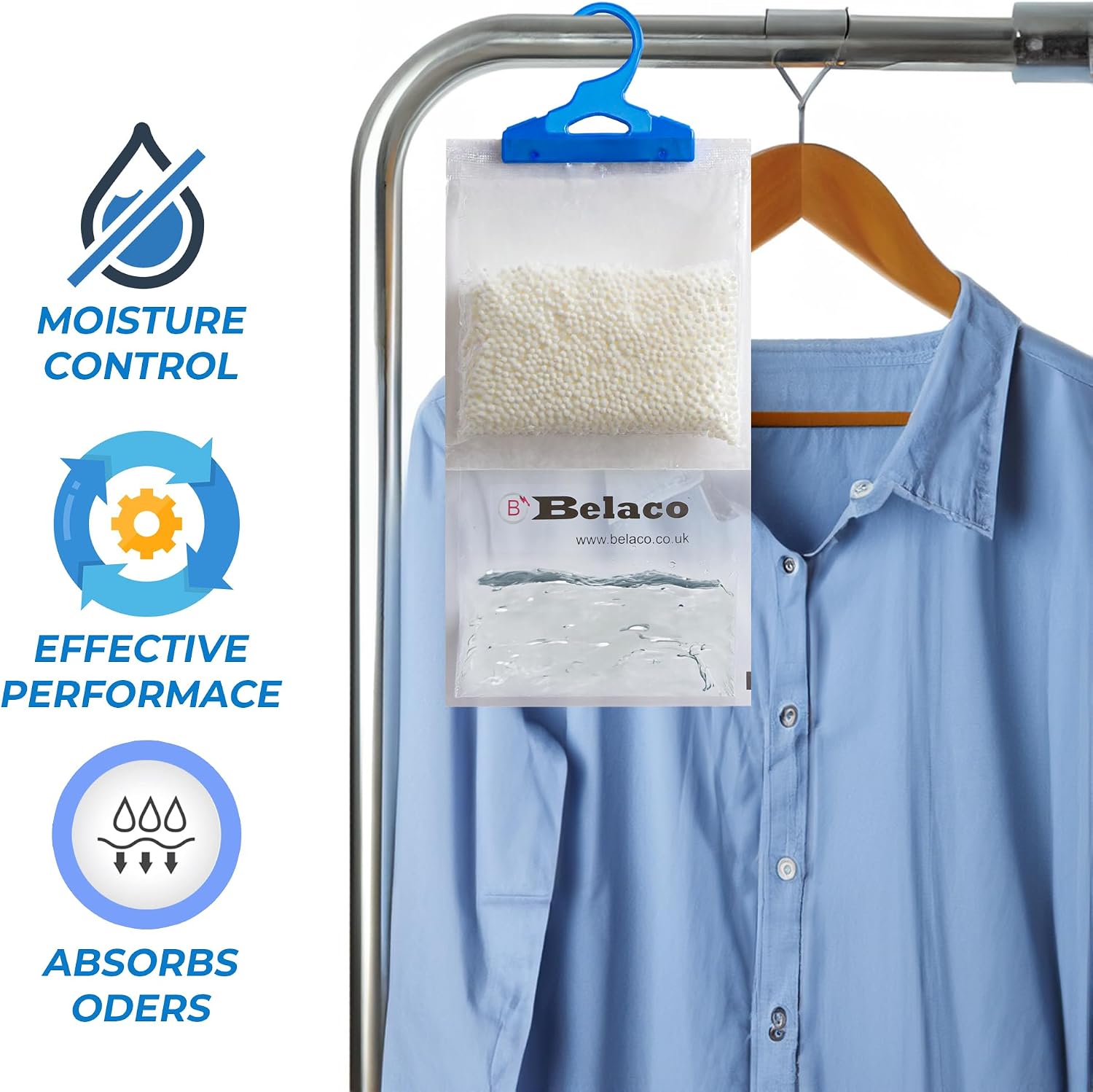 Thumbnail 4 de Belaco Hanging Dehumidifier 230g Pack