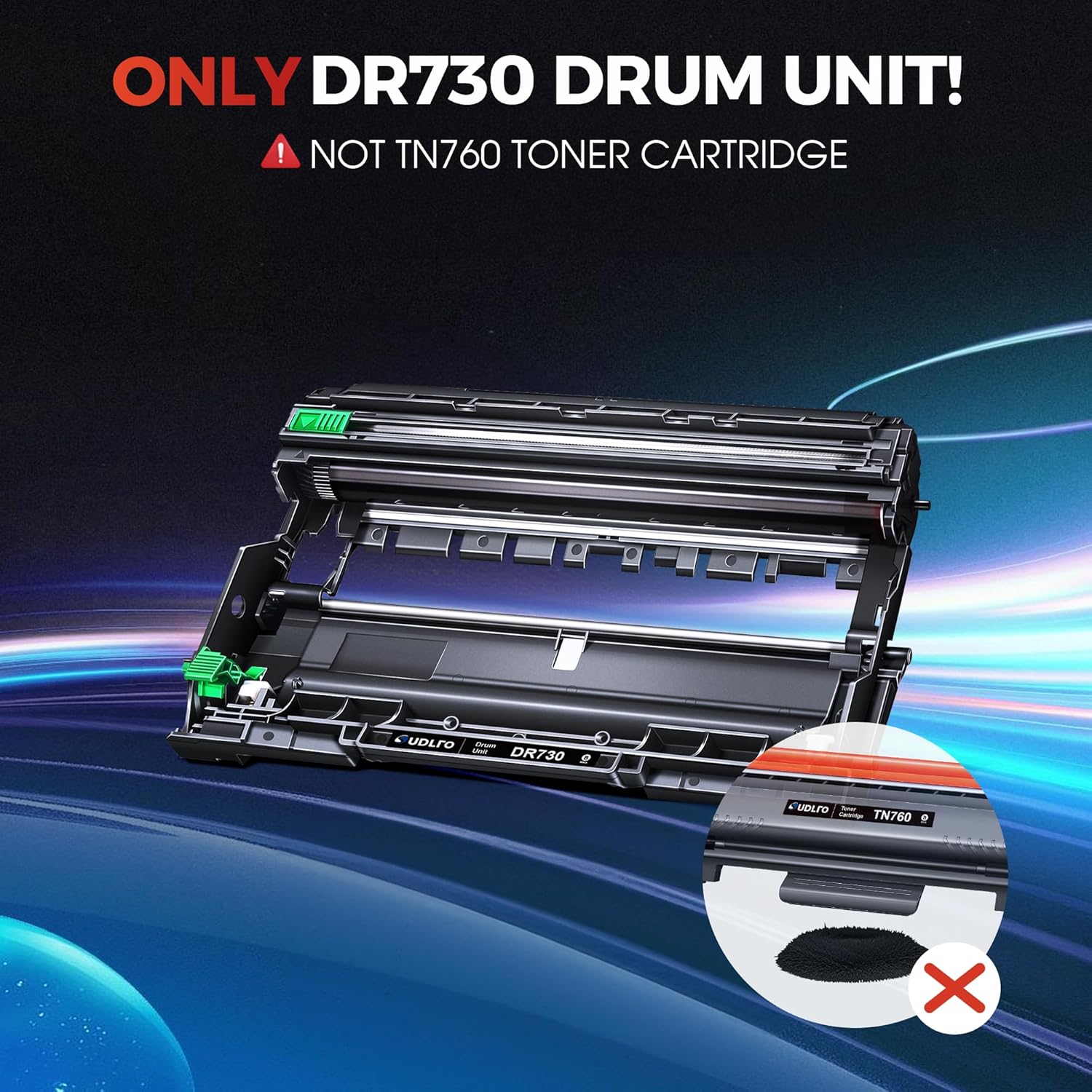 Thumbnail 6 de Brother DR730 Replacement Drum 2-Pack for Laser Printers 🖨️