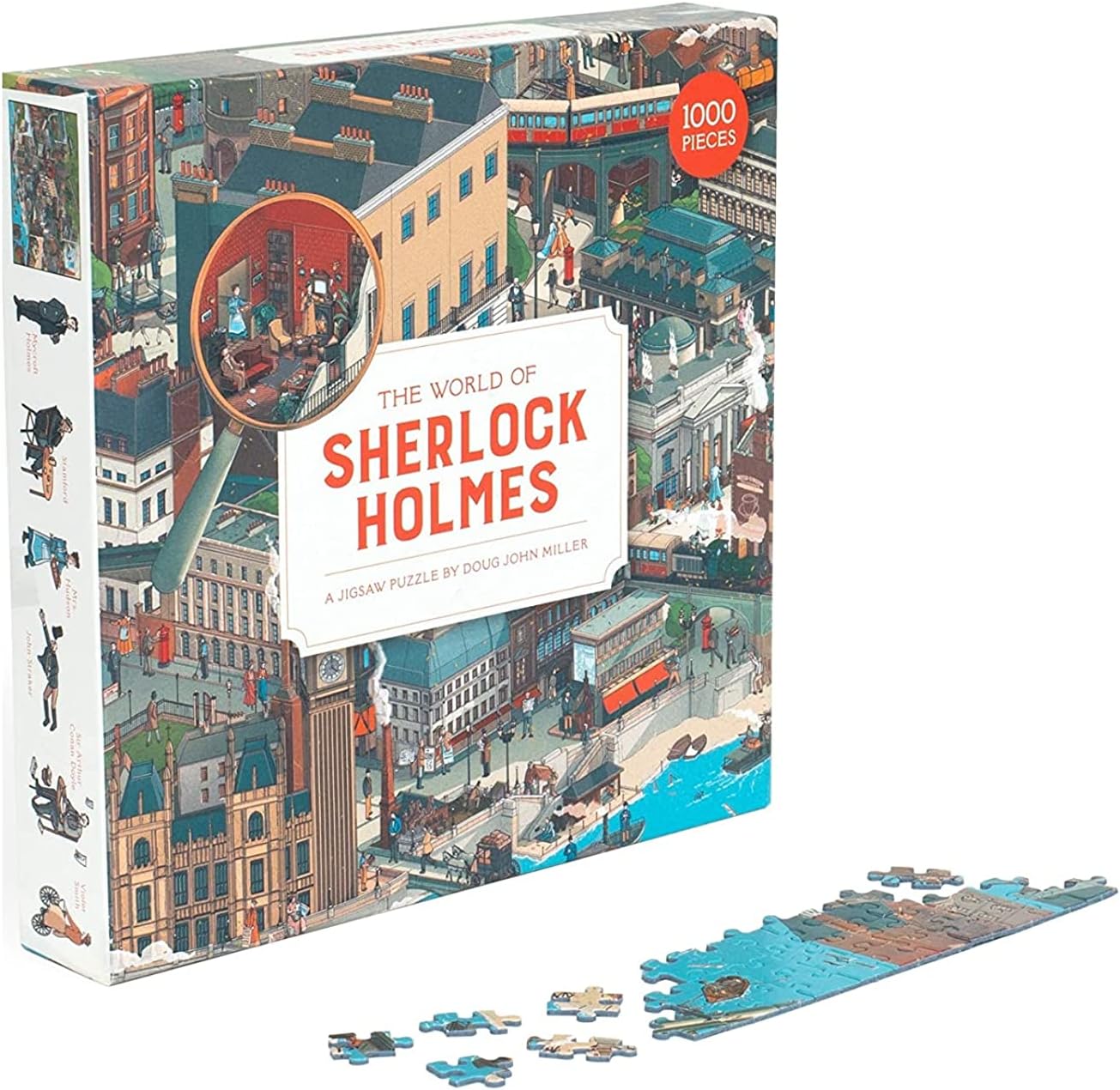 Thumbnail 3 de The World of Sherlock Holmes: A Jigsaw Puzzle (1000 Pieces)