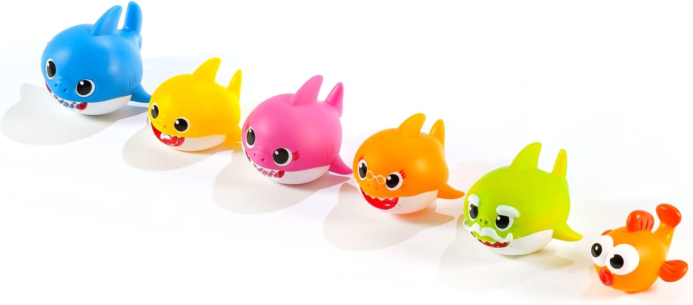 Thumbnail 4 de Baby Shark ODS 48821 set 6 squaletti da bagno