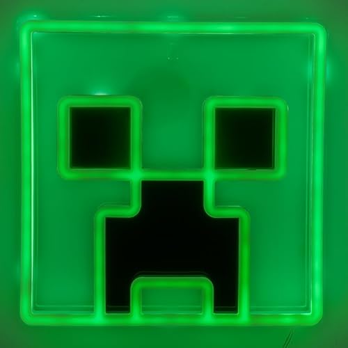 Thumbnail 8 de Paladone Creeper LED Wall-Mount: Luce LED in stile Minecraft, 25 cm, da parete