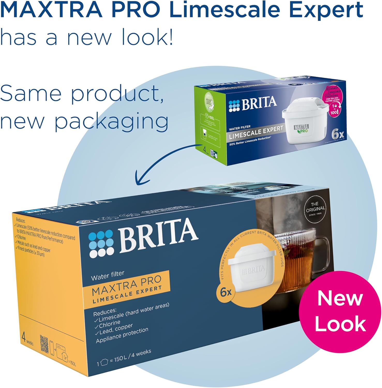Thumbnail 1 de BRITA MAXTRA PRO Limescale Expert 6 Pack water filter cartridges