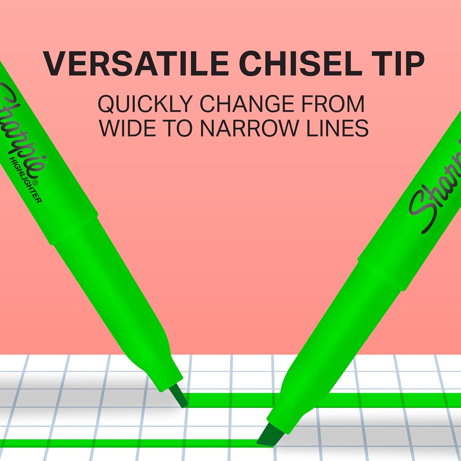 Thumbnail 2 de Sharpie Pocket Chisel Tip Fluorescent 12-pack 🖊️