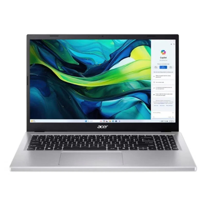 Detalle de Acer Aspire Go 15 AG15-71P-511S: portátil potente para productividad en movimiento