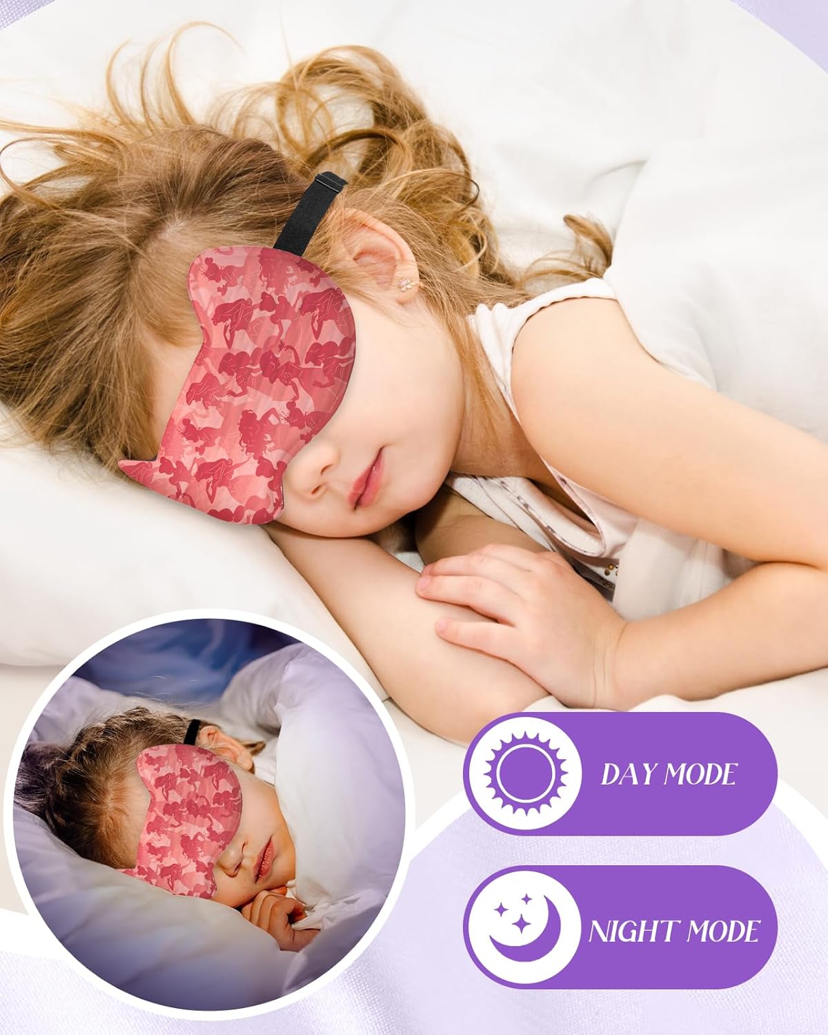 Detalle de Miss Adola 3D sleep mask for kids