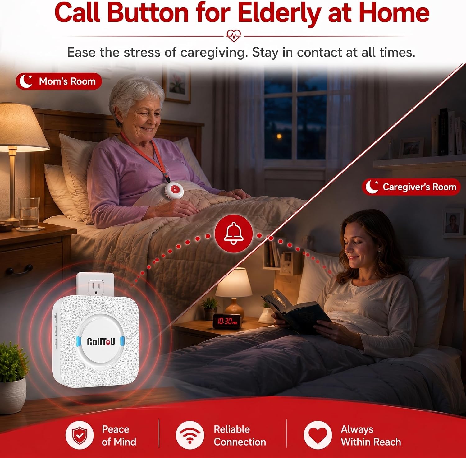 Detalle 2 de CallToU Caregiver Pager 500+ ft Range