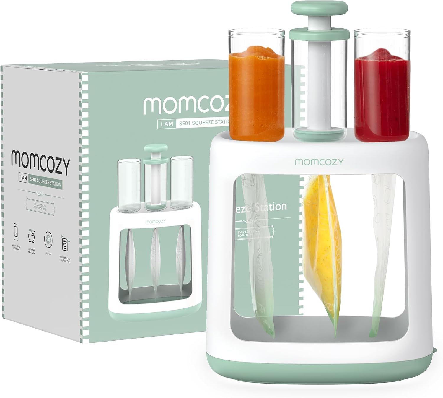 Detalle de Momcozy squeeze station for baby food